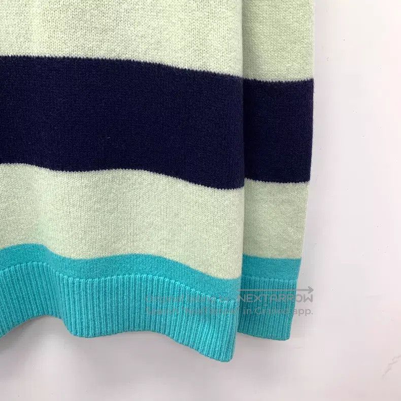 Acne Studios Acne Studios Color Block Striped Smiling Face Embroidered Size S / US 4 / IT 40 - 4 Thumbnail