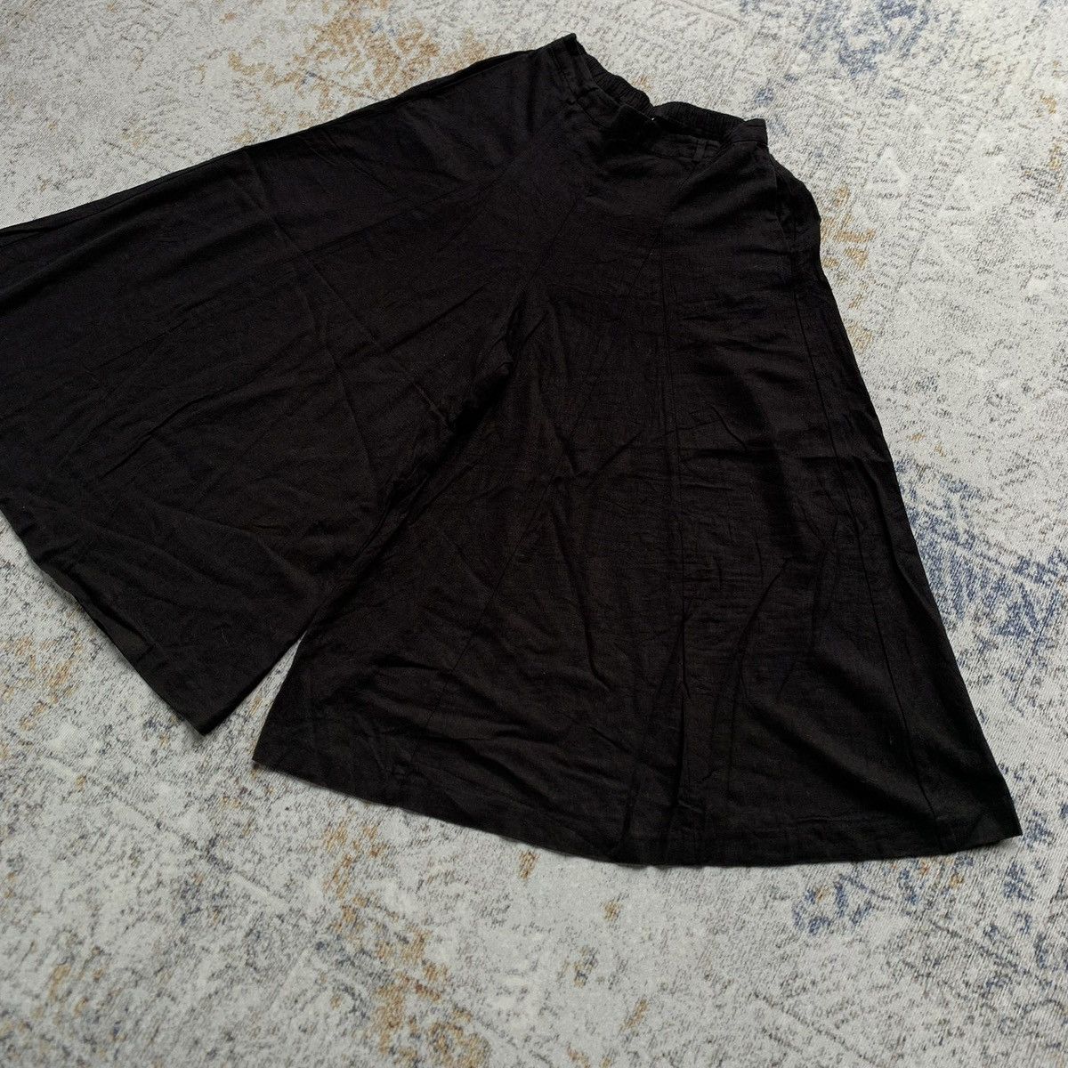 Japanese Brand × Vintage Rare Japanese Niko And... Yohji Style Hakama Linen Pants Size US 32 / EU 48 - 4 Thumbnail
