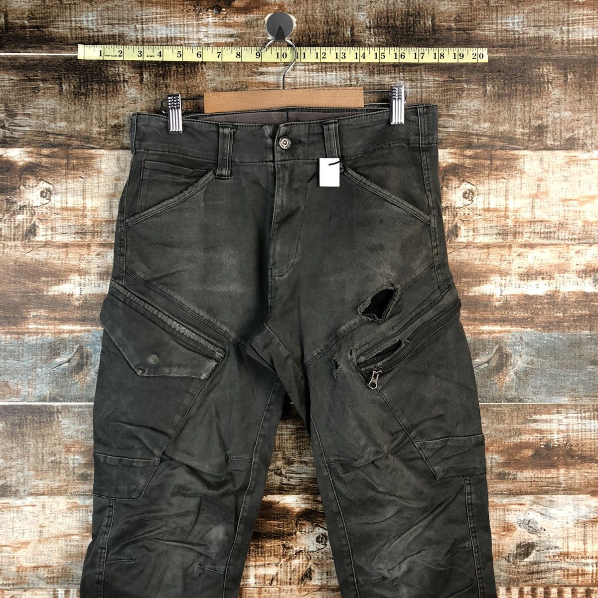 Japanese Brand Japanese Brand Grey Cargo Multipocket Pants #A2537 Size US 30 / EU 46 - 4 Thumbnail