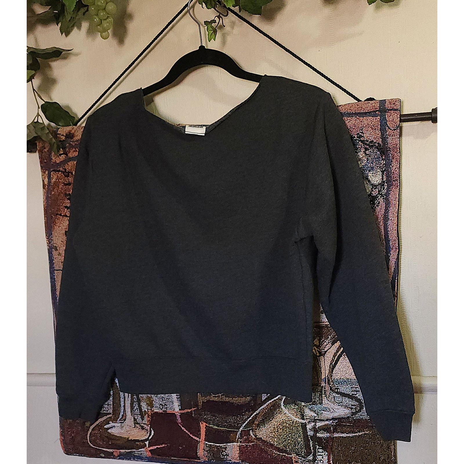 Victoria's Secret Victorias Secret Pink Everyday Crop Crew Sweatshirt Top L Size L / US 10 / IT 46 - 2 Thumbnail