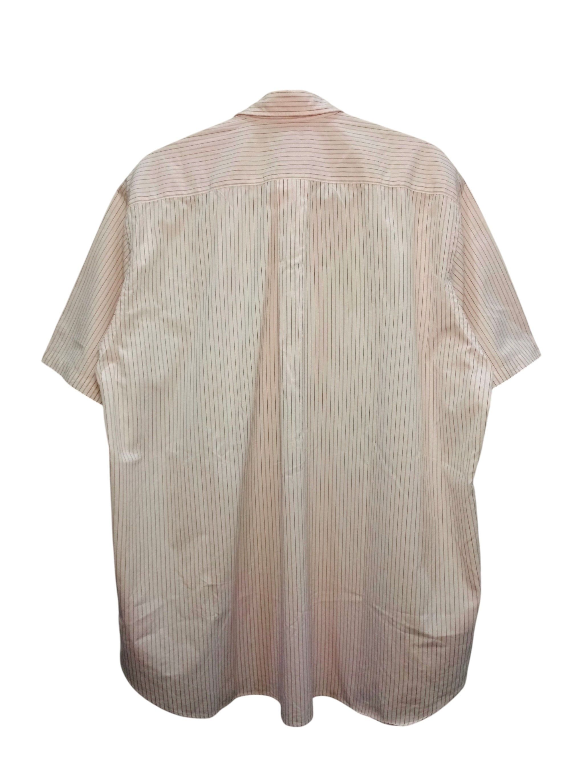 Comme des Garcons Homme Vintage 90’s CDGH Striped Button Up Shirt Size US L / EU 52-54 / 3 - 4 Thumbnail