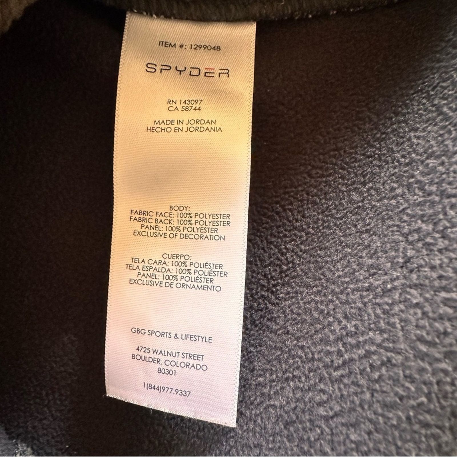 Spyder Spyder Men’s Outbound Half Zip Sweater - Size M - Gray/Black Size US M / EU 48-50 / 2 - 9 Thumbnail