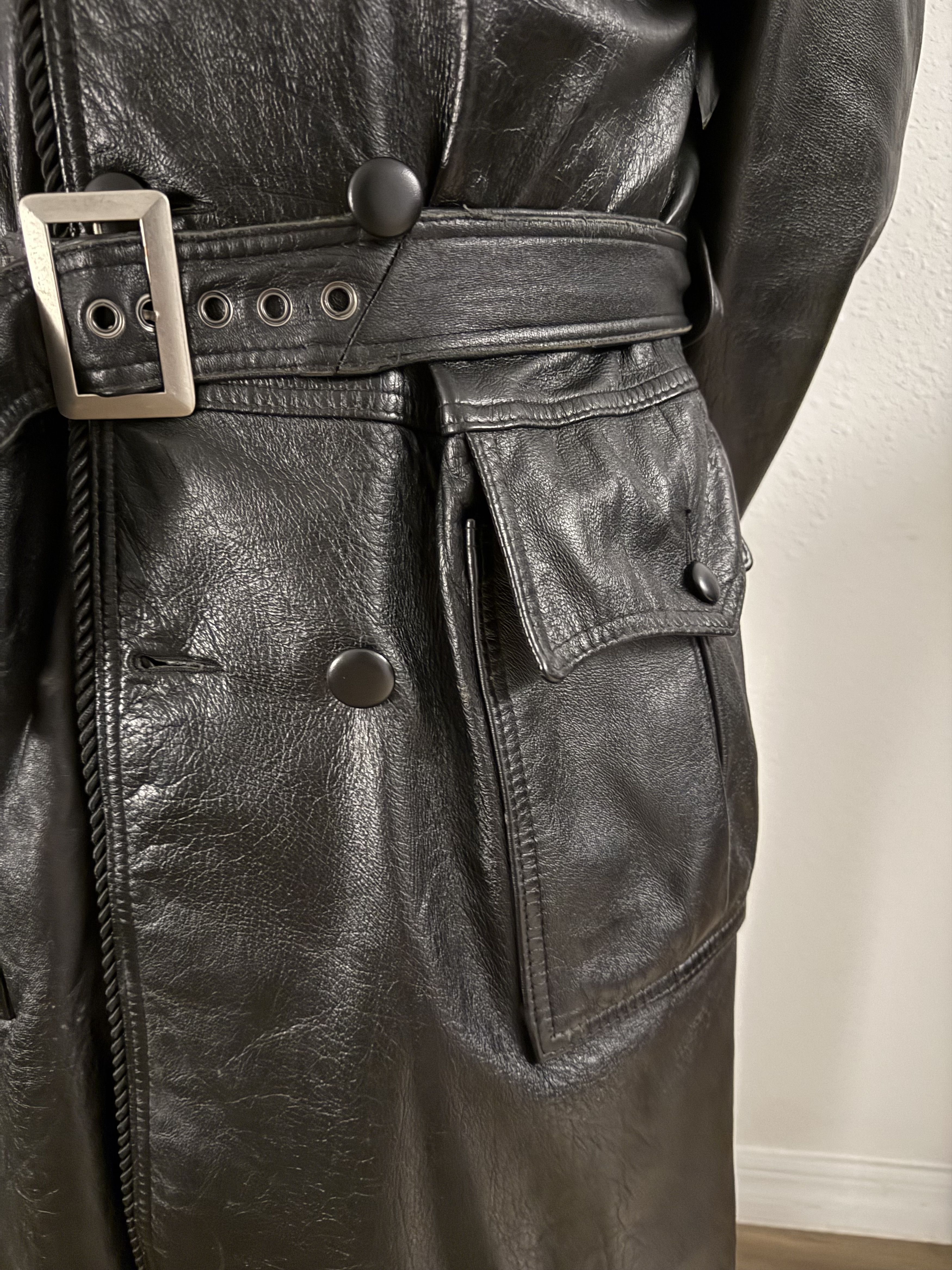 Kody Phillips Leather Trench Coat Size US M / EU 48-50 / 2 - 6 Thumbnail