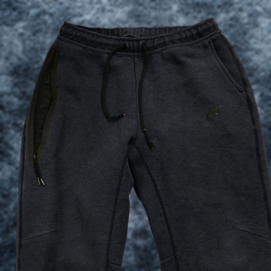Nike Nike Tech Fleece Joggers Mens Large Blue Sweatpants Logo Drawstring NSW Casual Size US 33 - 1 Thumbnail