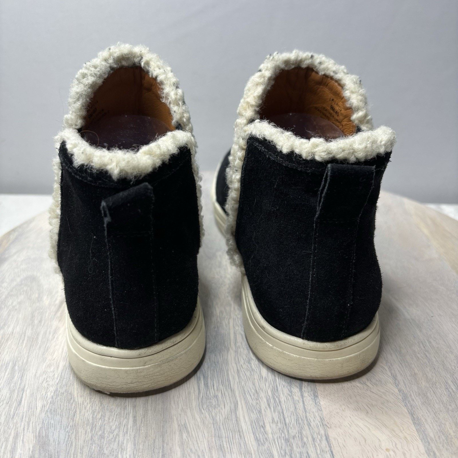 Lucky Brand Lucky Brand Shoes 9 M Casual High Top Sneakers Black Suede Size US 9 / IT 39 - 4 Thumbnail