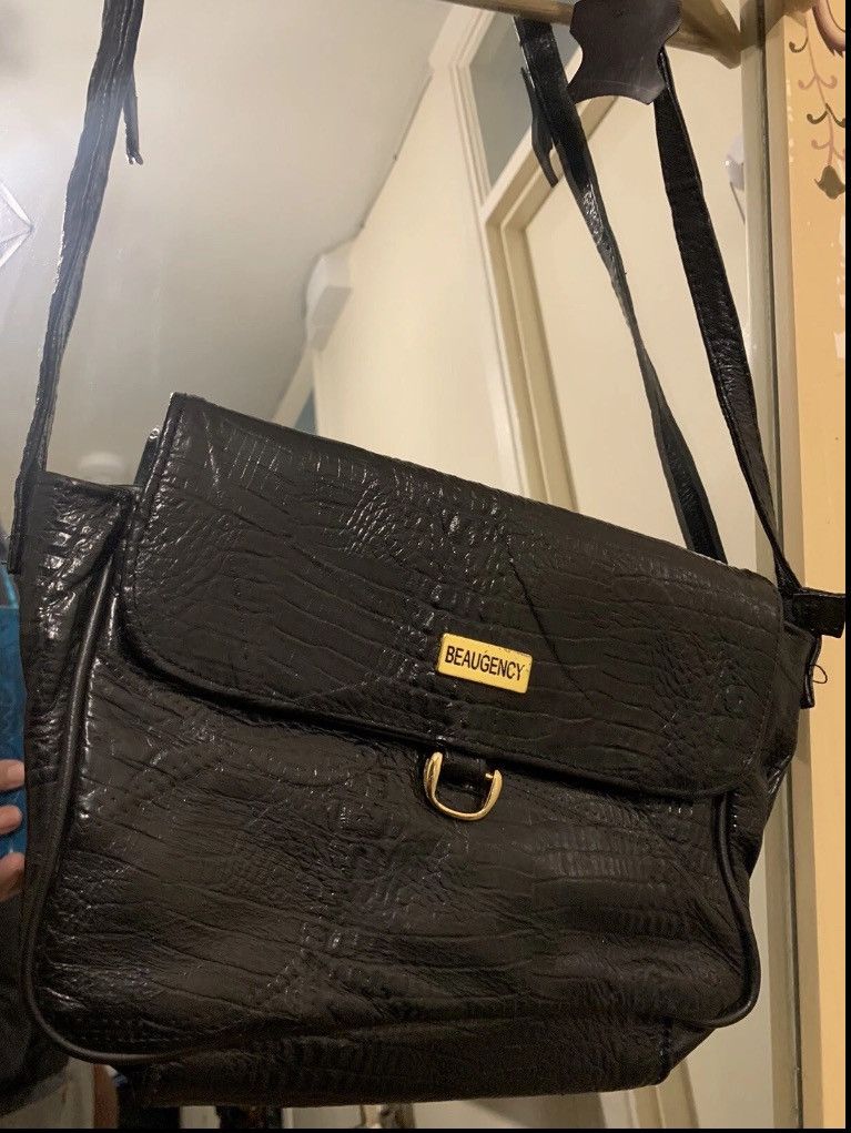 Other Vintage Beaugency French Pure Leather Cross Body Bag New Size ONE SIZE - 4 Thumbnail