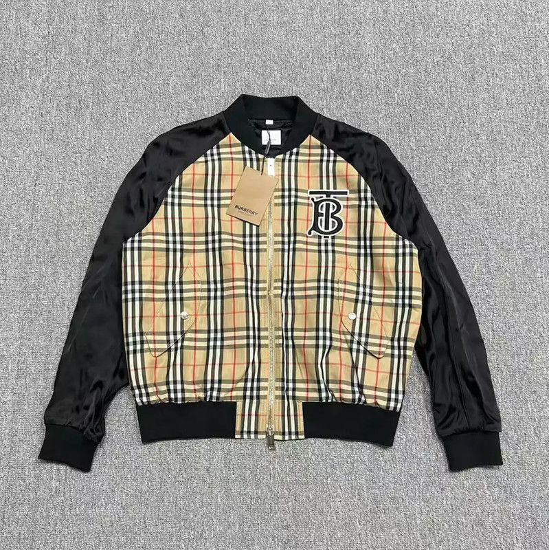 Burberry Burberry Black Polyester Logo Women's Jacket Size L / US 10 / IT 46 - 1 Thumbnail