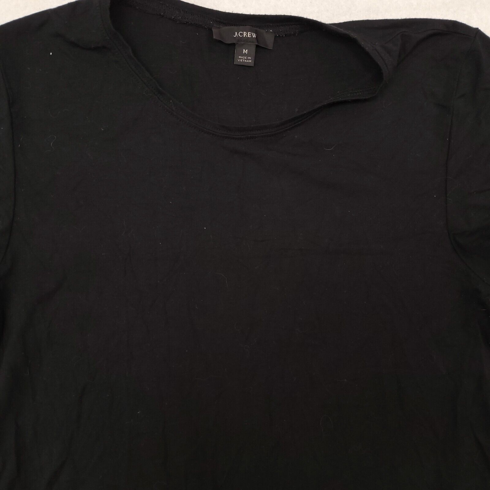 J.Crew JCrew Casual Pullover Shirt Womens Size Medium M Black Size M / US 6-8 / IT 42-44 - 1 Thumbnail