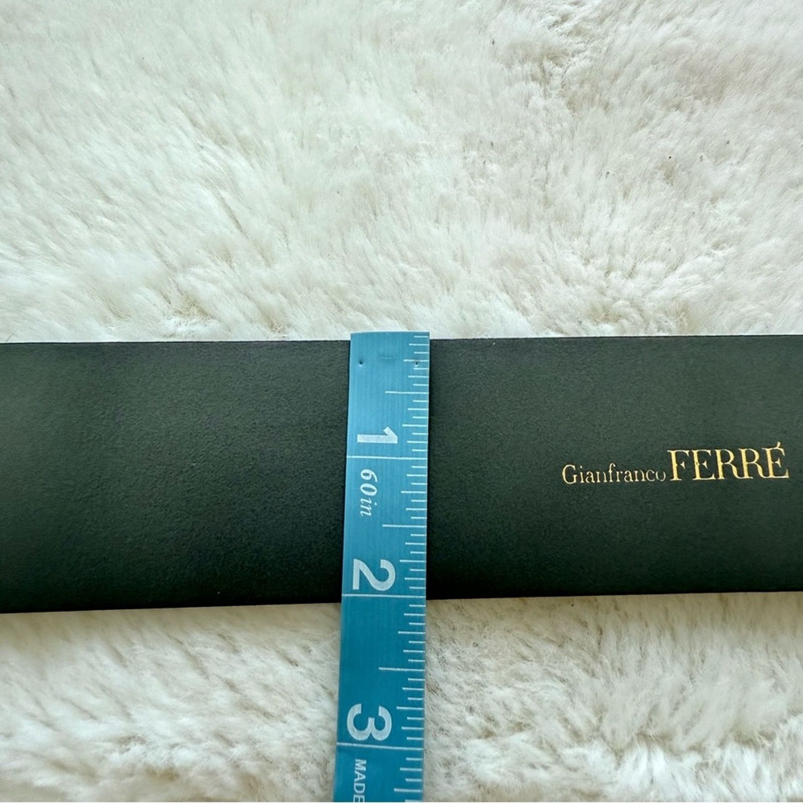 Gianfranco Ferre Gianfranco Ferre black leather belt with stone size 80/95 Size ONE SIZE - 6 Thumbnail