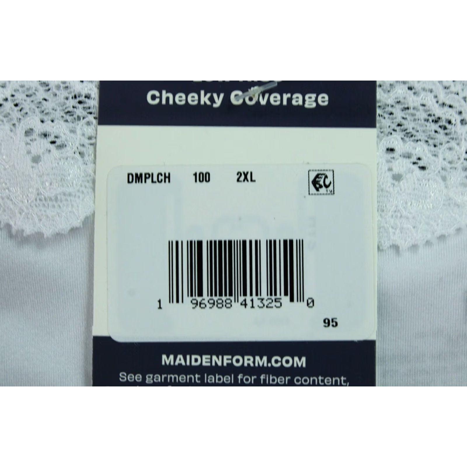 Vintage Maidenform Women's Lace Hipster Underwear White Size 2XL Size ONE SIZE - 4 Thumbnail