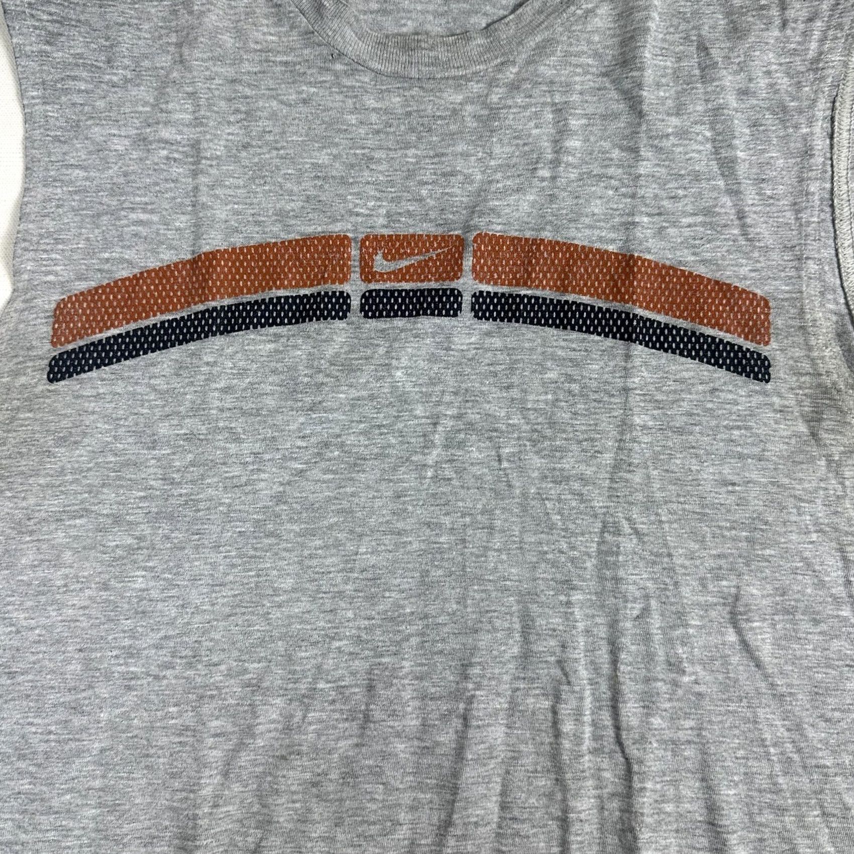 Nike VINTAGE Nike Shirt Center Swoosh Gray Tag Mens Medium Active Gym Training Shirt Size US M / EU 48-50 / 2 - 2 Thumbnail