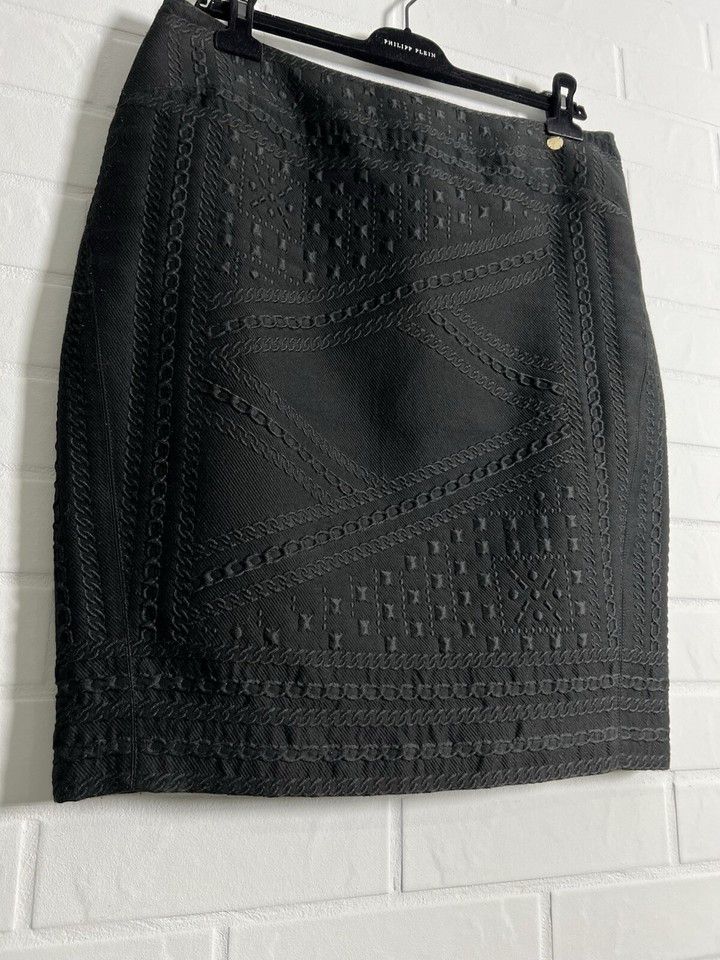 Versace Versace Collection Women's Skirt Cotton Blend Black Size 48 Size 34" / US 12 / IT 48 - 1 Thumbnail