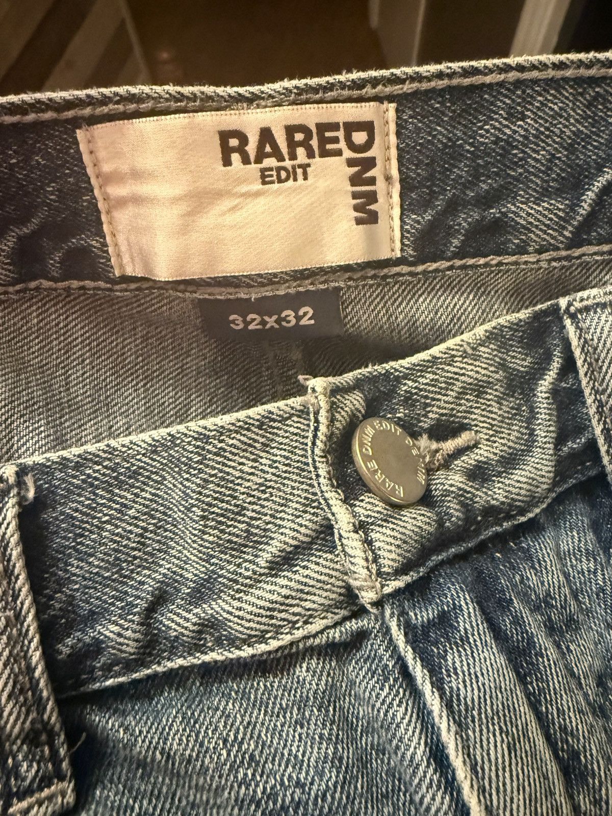 Pacsun Pacsun Rare DNM Edit Denim Straight Jeans Size US 32 / EU 48 - 6 Thumbnail