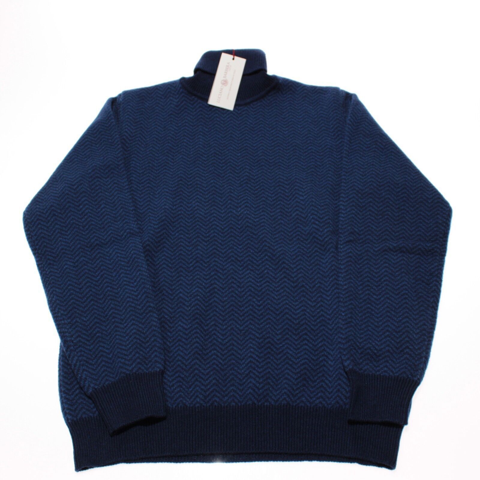 Luciano Barbera Luciano Barbera Sweater Size US XL in Blue Size US XL / EU 56 / 4 - 3 Thumbnail