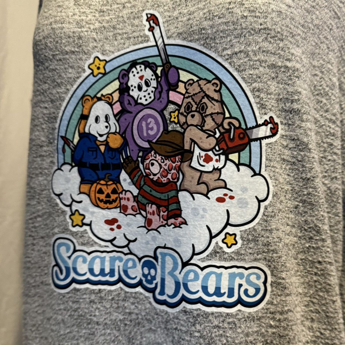 Gap Scare Bears, Upcycled, Retro, Knit Oversize Lounge Hoodie Size M / US 6-8 / IT 42-44 - 12 Thumbnail