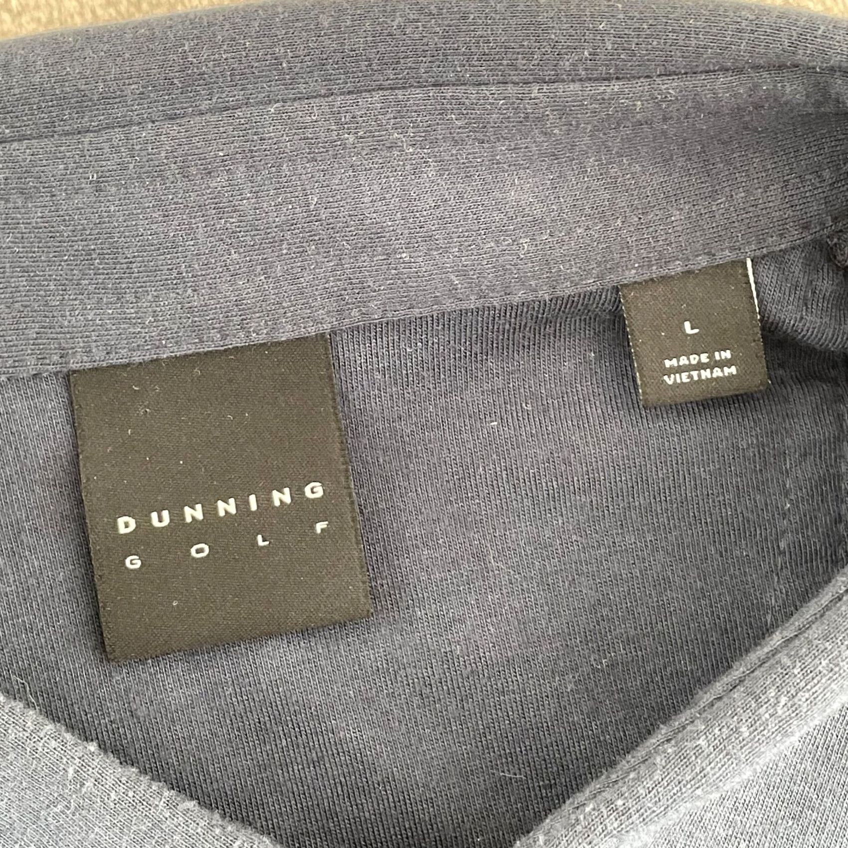 Vintage Dunning Polo Shirt Blue Men L Golf 2019 US Open Pebble Beach Navy Blue Polo Size US L / EU 52-54 / 3 - 2 Thumbnail