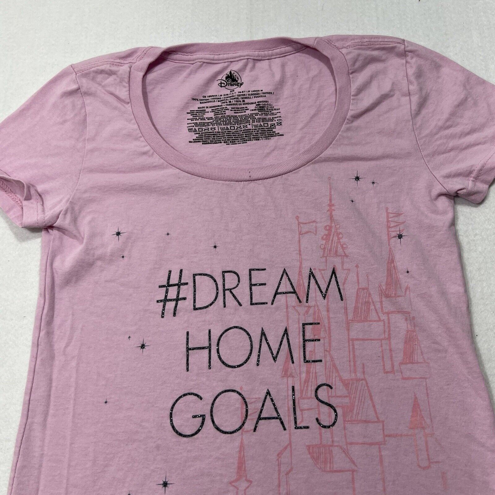 Disney Disney Parks Short Sleeve Dream Home Goals Graphic T Shirt Size XS / US 0-2 / IT 36-38 - 2 Thumbnail