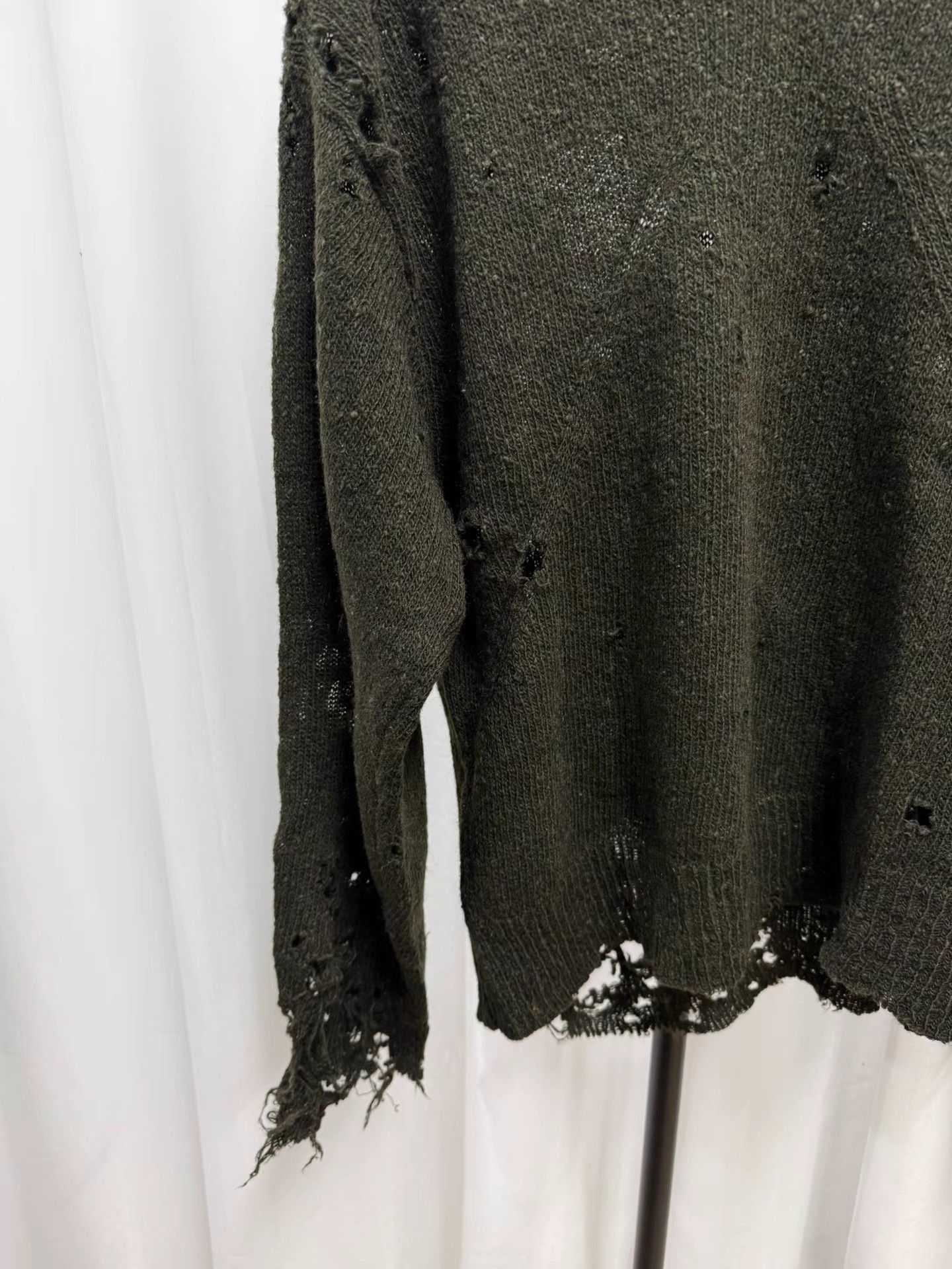 Comme des Garcons Homme Comme des Garçons Homme 90s Ripped Knit K20 Size US XL / EU 56 / 4 - 3 Thumbnail