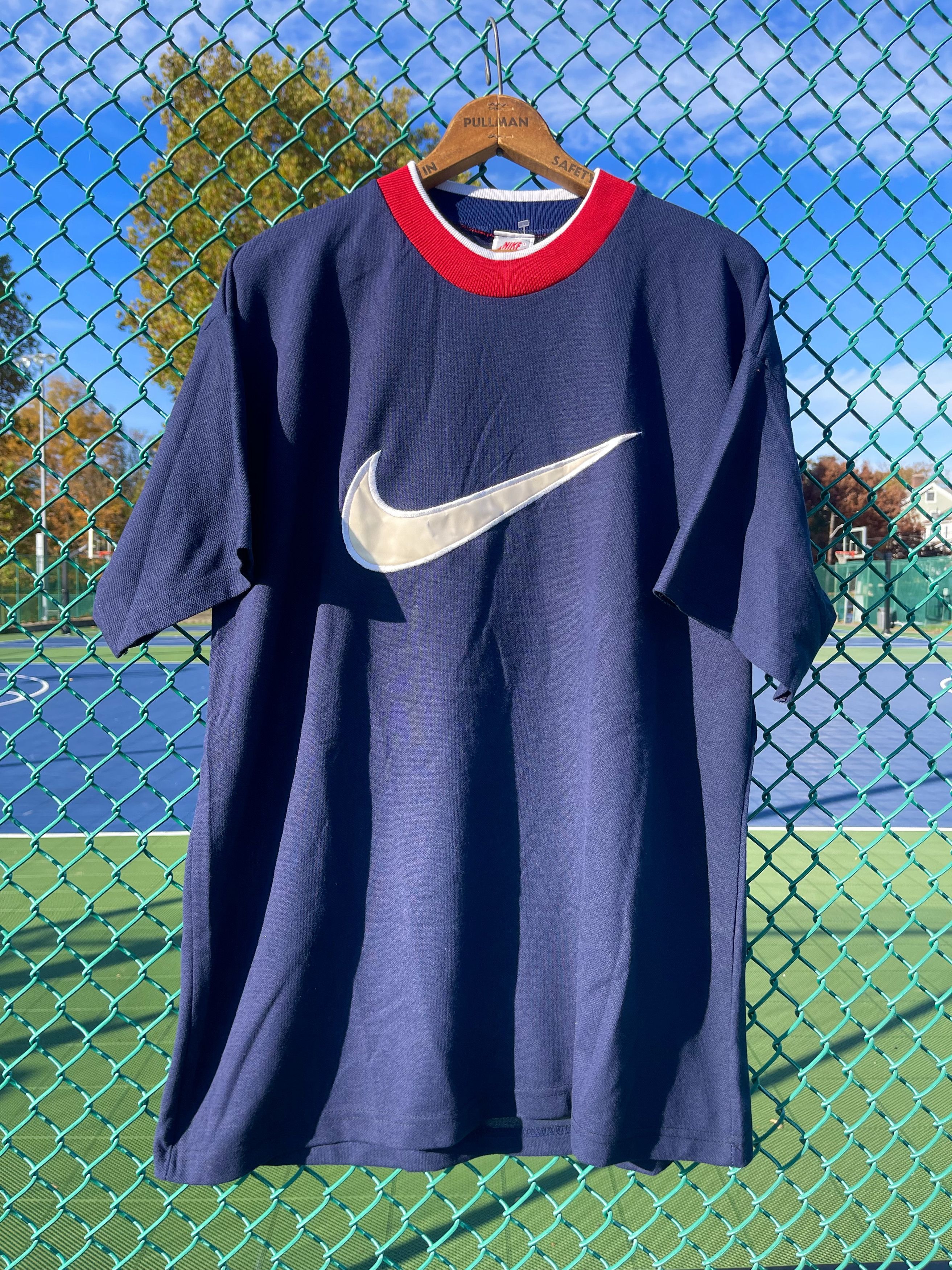 Vintage 1990's Vintage Big Swoosh Logo Supreme Rap T-Shirt Jersey Size US L / EU 52-54 / 3 - 2 Thumbnail
