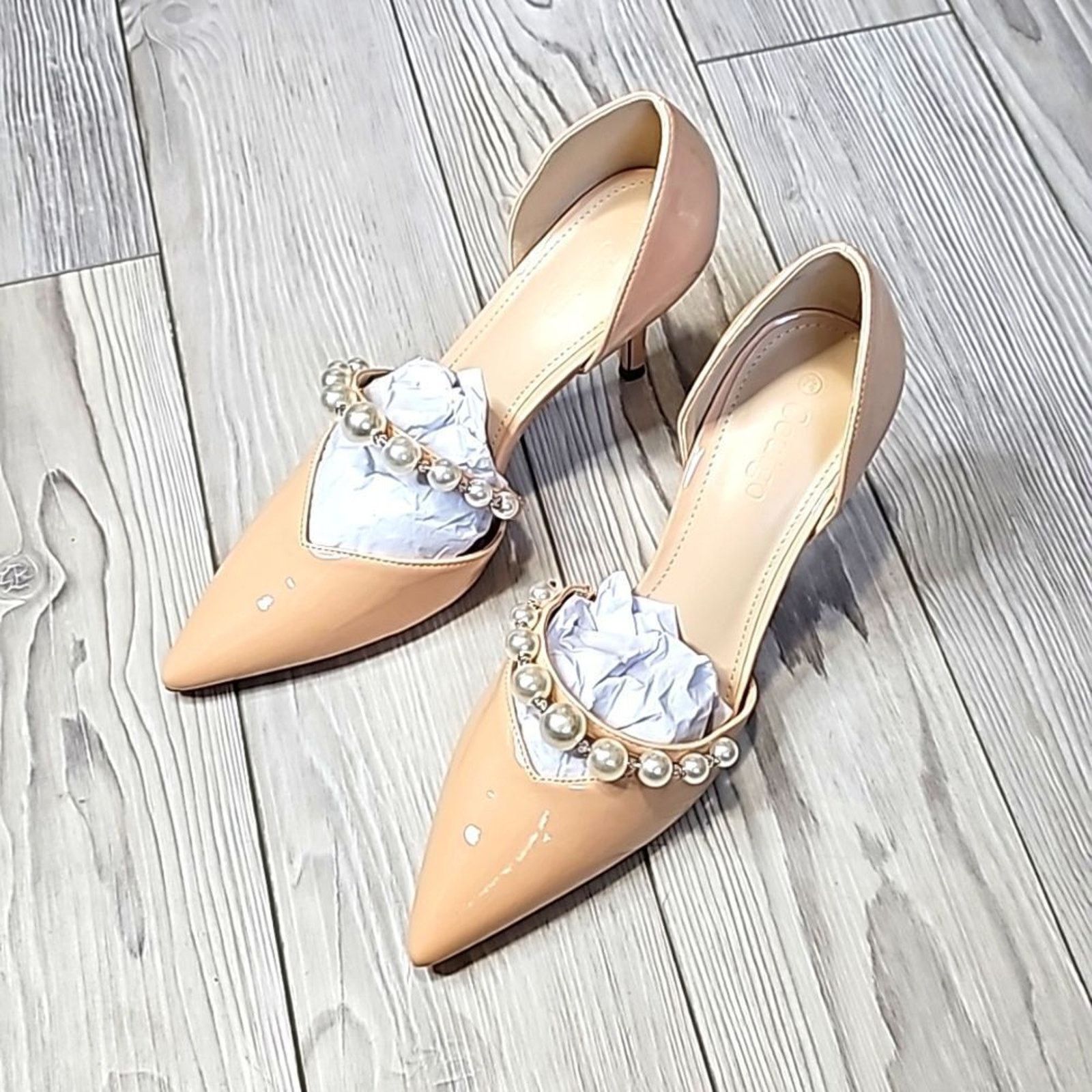 Other (74-3735) Coutgo Womens High Heels Wedding Shoes Sz 7.5 Size US 7.5 / IT 37.5 - 4 Thumbnail