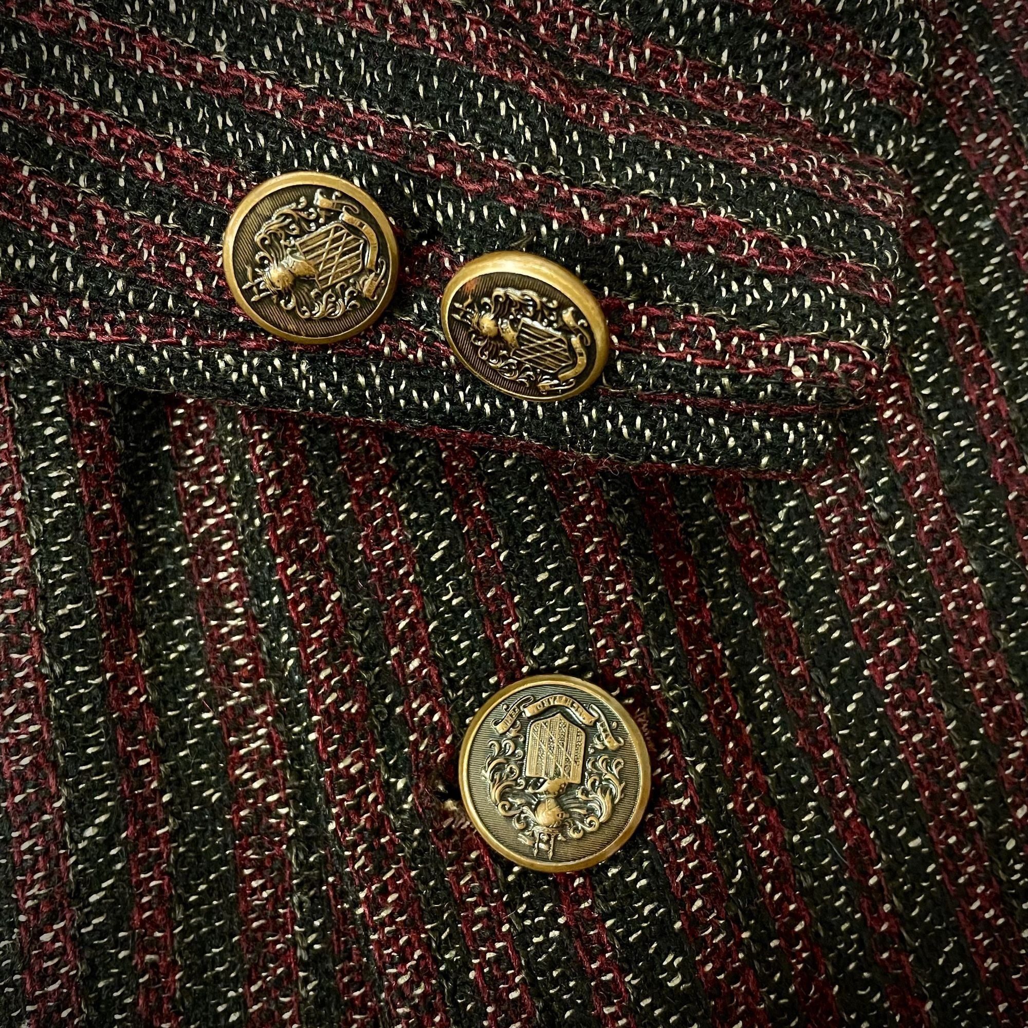 Other Vtg Knobler's STRIPE Hollywood Atomic Fleck VLV Sport Coat Size 40R - 3 Thumbnail