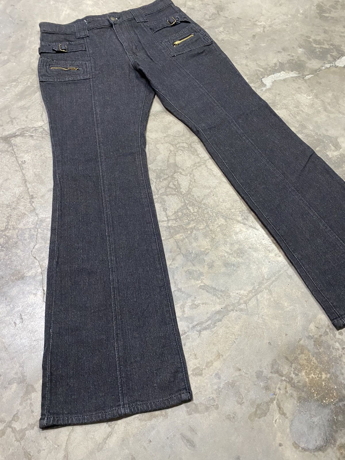 Hysteric Glamour × Japanese Brand × Tornado Mart Flare Jeans Japanese Advantage Soft Denim Size US 31 - 2 Thumbnail