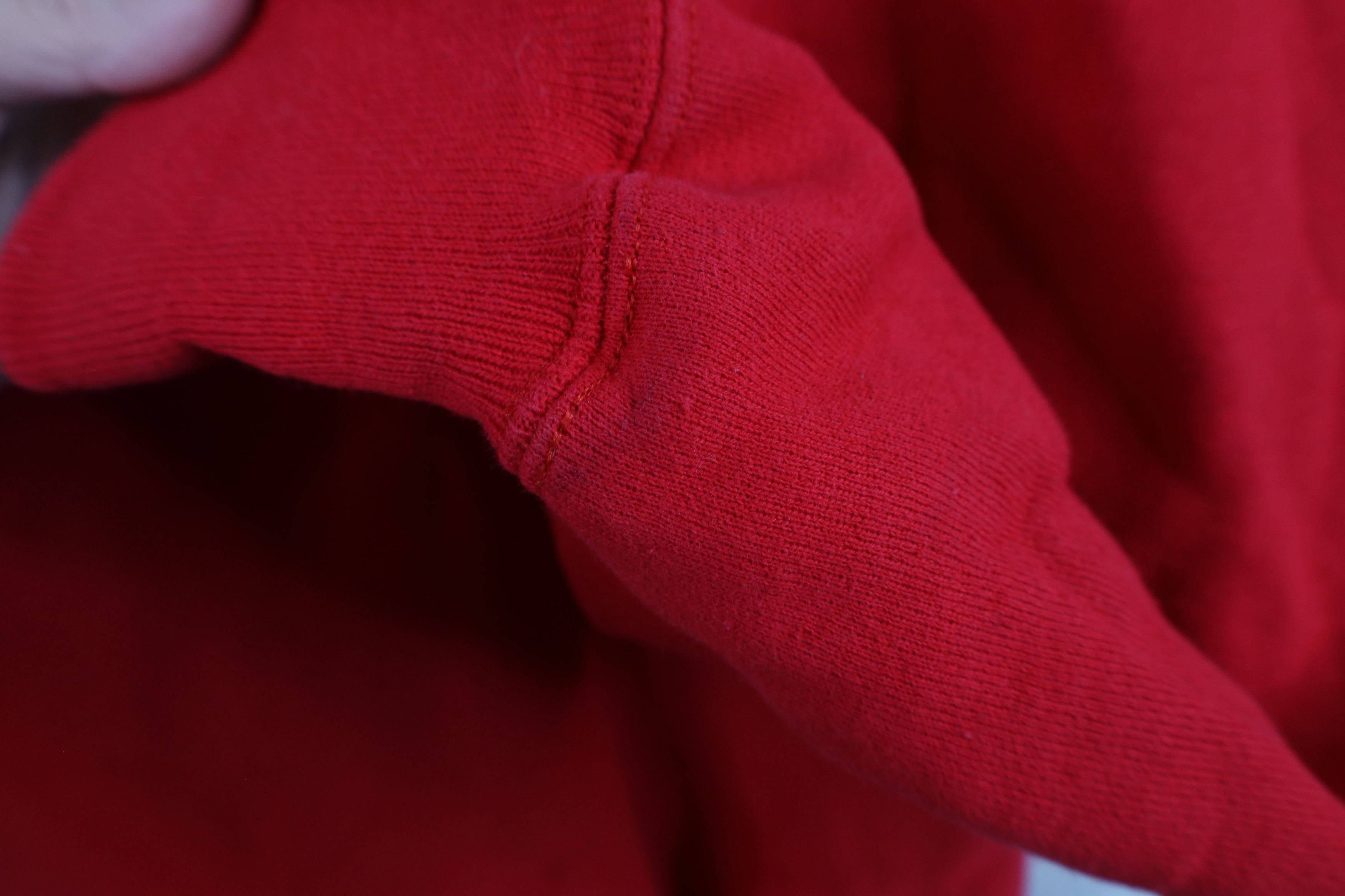 Vintage Vintage 90s Streetwear Heavyweight Cross Weave Sweatshirt Size US L / EU 52-54 / 3 - 6 Thumbnail