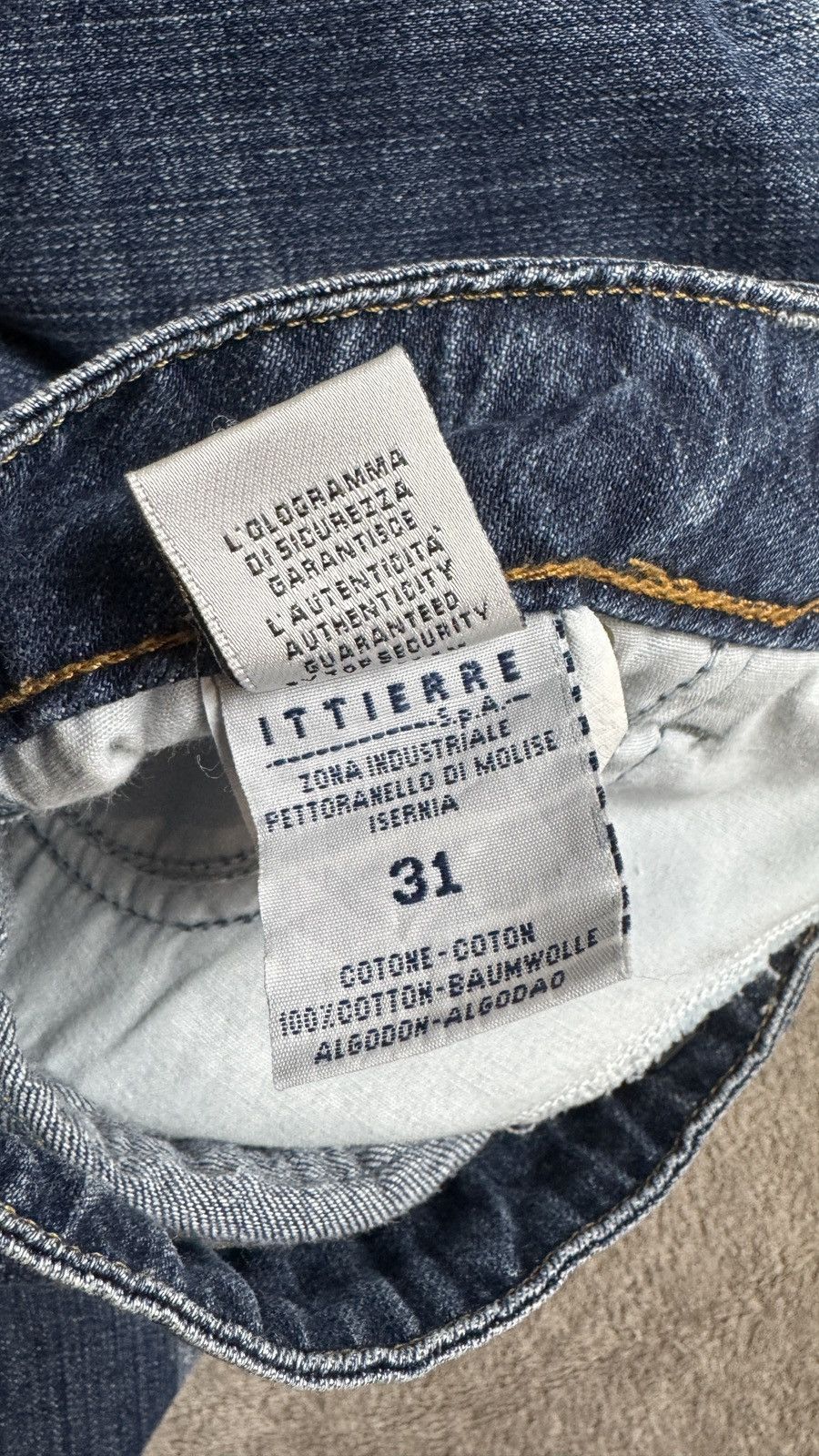 Dolce & Gabbana Dolce Gabbana Y2K Faded Distressed Mudwash Jeans armani ysl Size US 31 - 11 Thumbnail