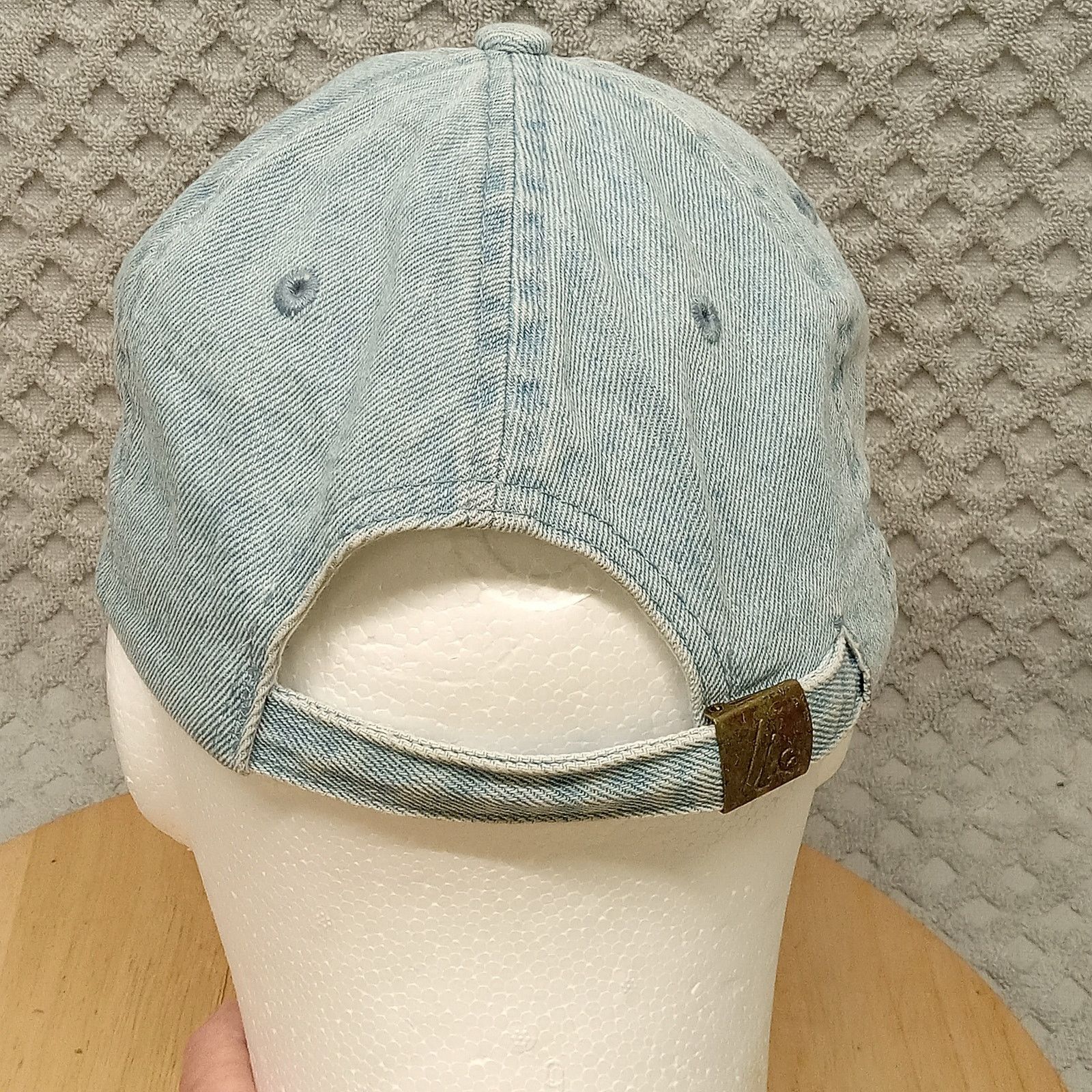 & Other Stories Women's Just Me Denim Cap Hat Blue Chambray Adjustable Size ONE SIZE - 2 Thumbnail