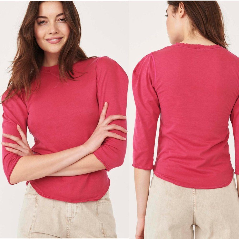 Free People NWT New $58 Free People Clover Top Rose Hypnotic Size XS Size XS / US 0-2 / IT 36-38 - 1 Thumbnail