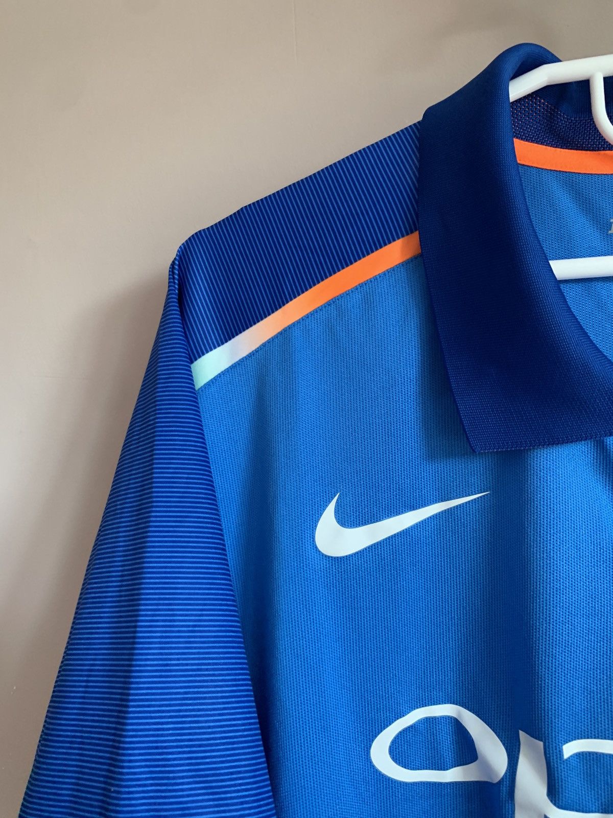 Nike India Home Cricket Polo Shirt Nike Jersey Size XXL Size US XXL / EU 58 / 5 - 4 Thumbnail