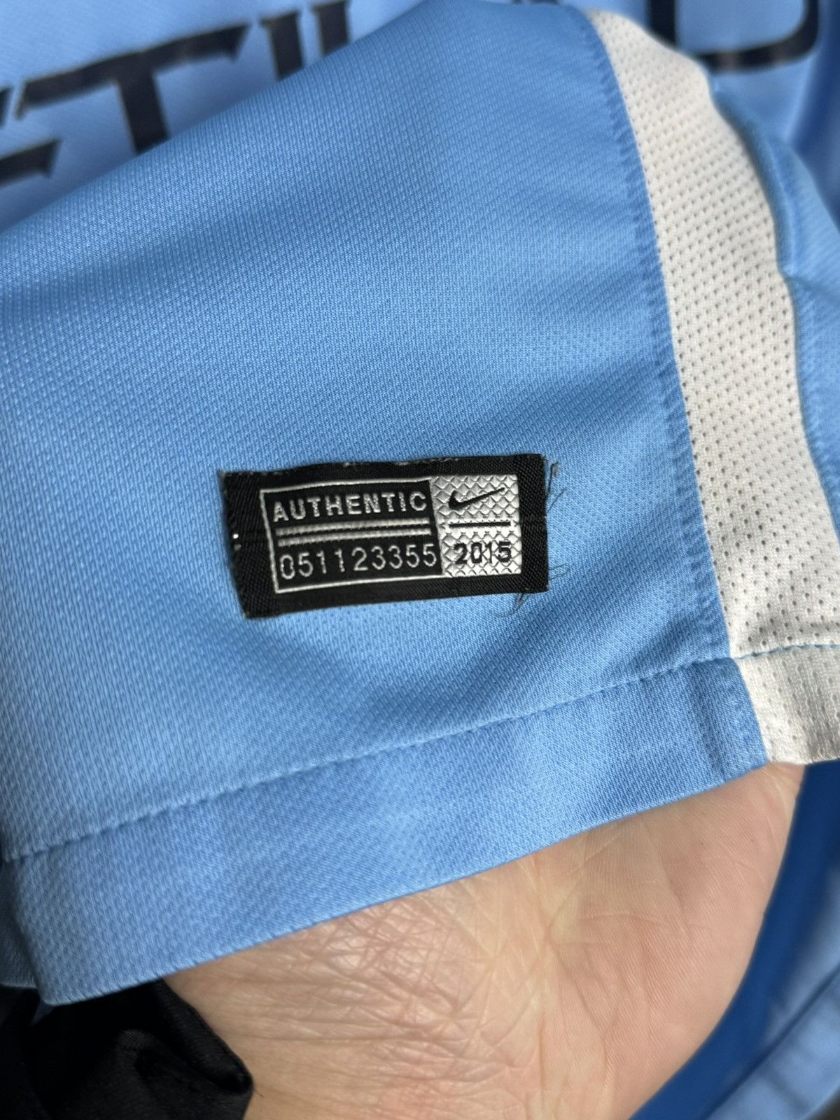 Nike Manchester City 15/16 Home Football Soccer Jersey T-Shirt Size US S / EU 44-46 / 1 - 5 Thumbnail