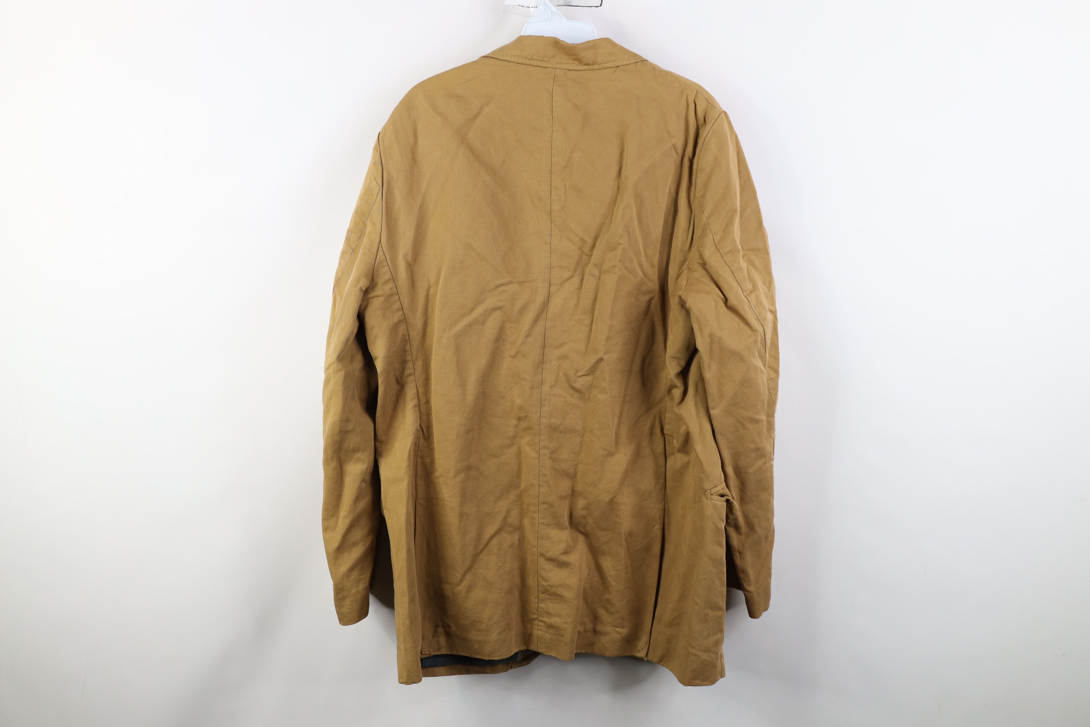 Lands' End Deadstock Vintage Y2K Lands End Fit Twill Suit Blazer Jacket Size US XXL / EU 58 / 5 - 15 Thumbnail