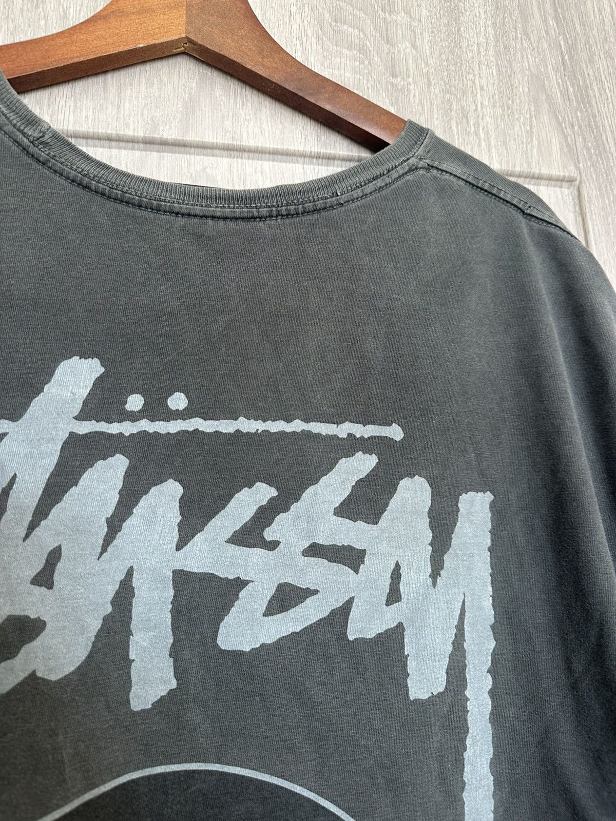 Stussy Stussy 8 Ball Pool Shirt Size XL 2000s Faded Gray Size US L / EU 52-54 / 3 - 6 Thumbnail