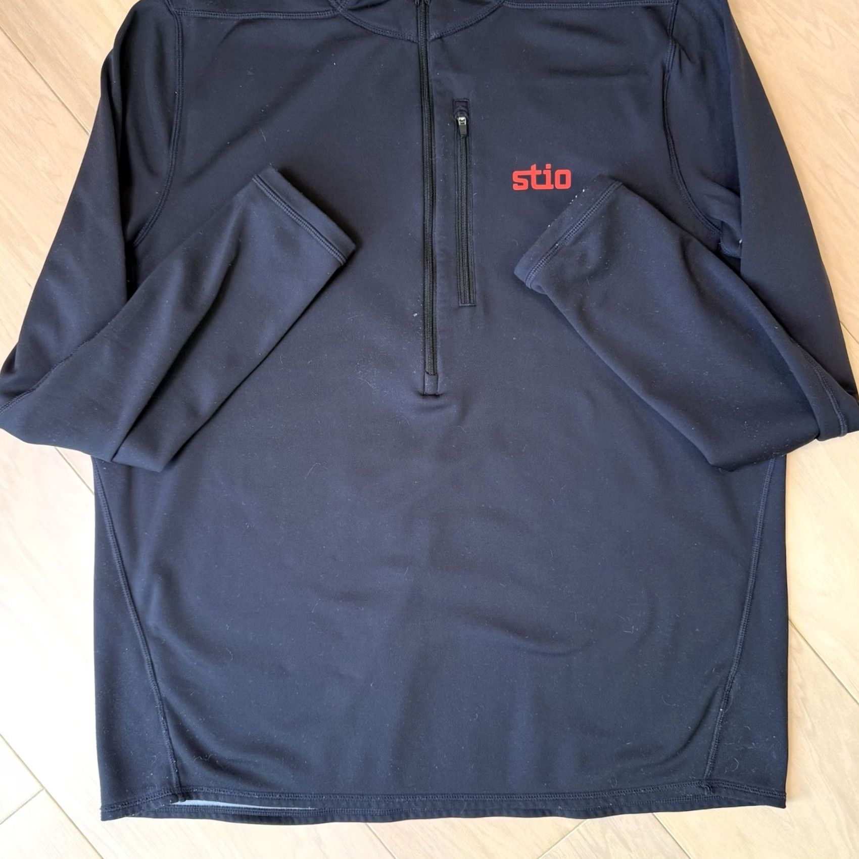 Vintage Stio Fremont Stretch Fleece Half Zip Pullover Large Black Lightweight Outerwear Jacket Size US L / EU 52-54 / 3 - 6 Thumbnail