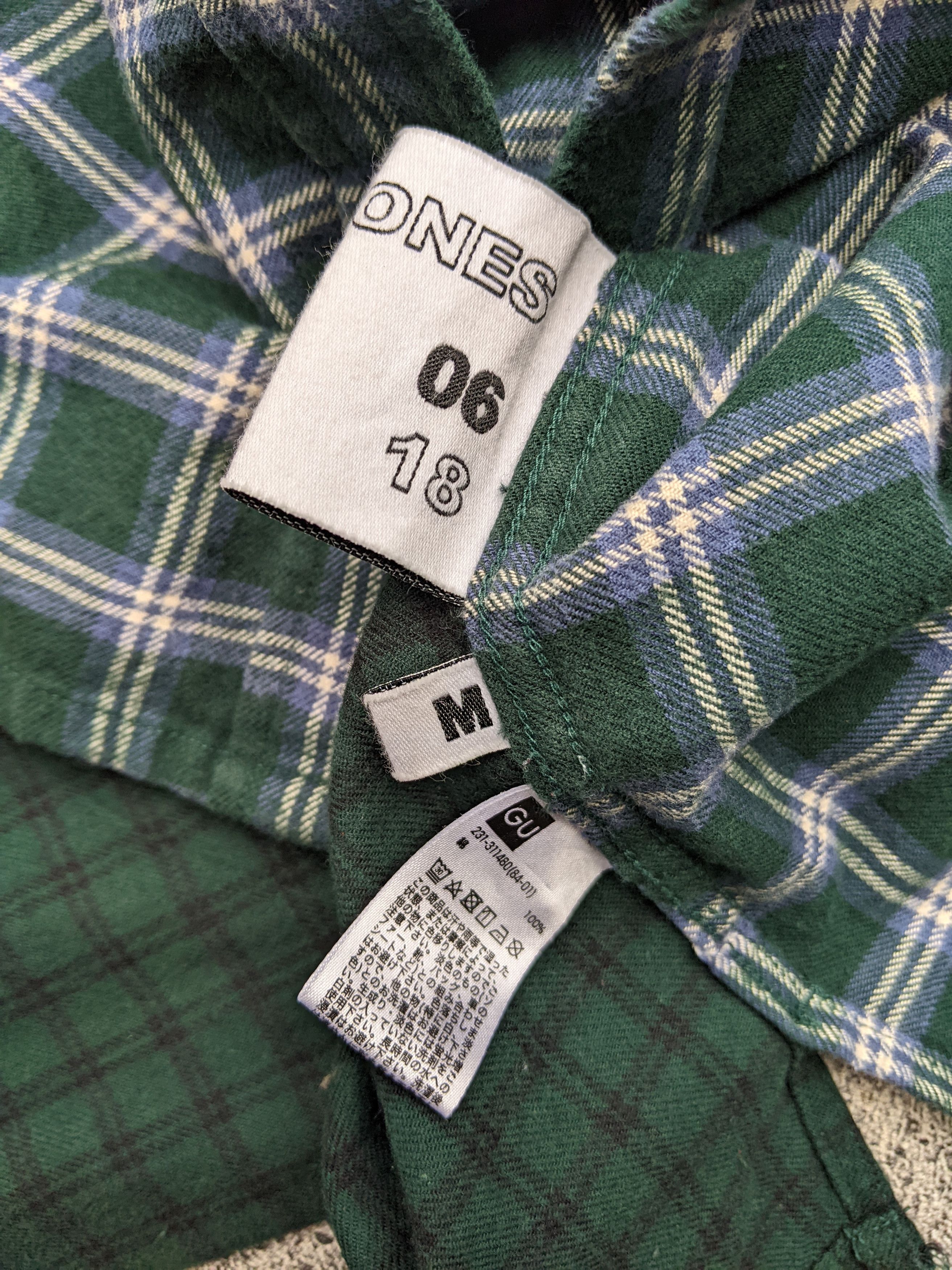 GU × Kim Jones KIM JONES X GU AW06/19 Split Personality Flannel Size US M / EU 48-50 / 2 - 9 Thumbnail