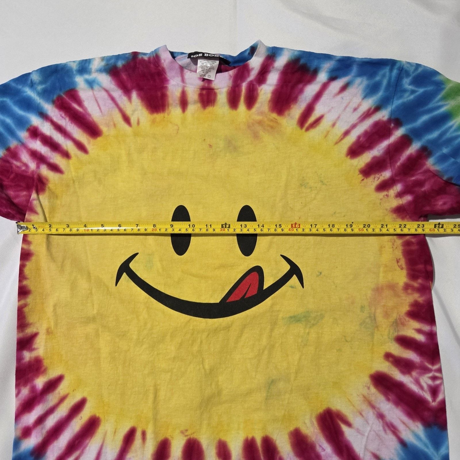 Joe Boxer VTG 90s Joe Boxer Smiley Face Tie-Dye Shirt (ASAP Rocky) -XL Size US XL / EU 56 / 4 - 4 Thumbnail