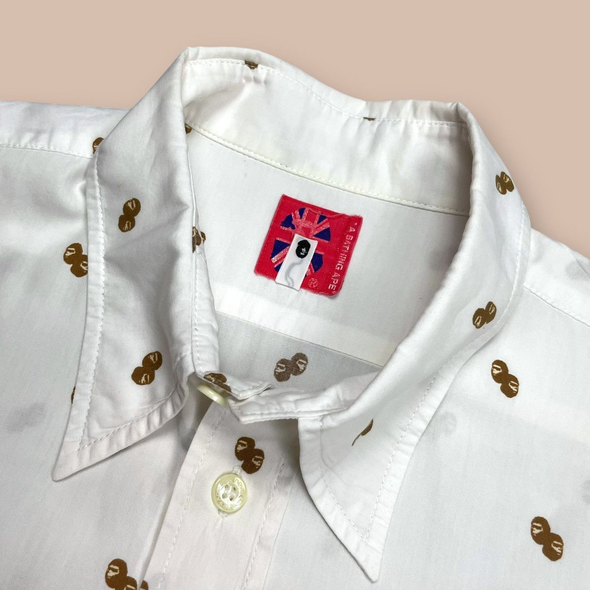 Bape OG2000's Bape Double Ape Head Button-up shirt Size US M / EU 48-50 / 2 - 9 Thumbnail