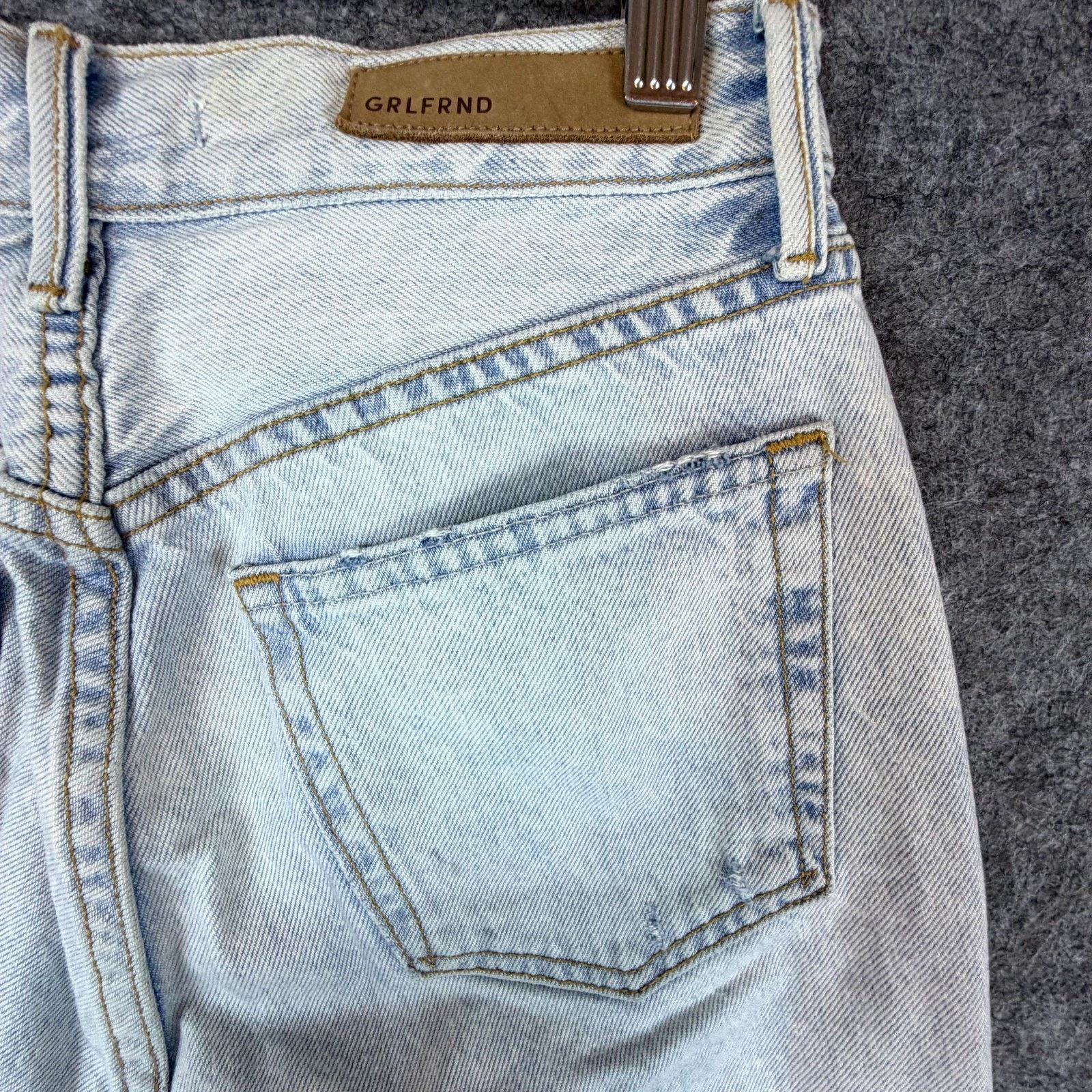GRLFRND Grlfrnd Karolina Skinny Jeans Womens 25 Blue Never Again Size 25" / US 0 / IT 36 - 12 Thumbnail