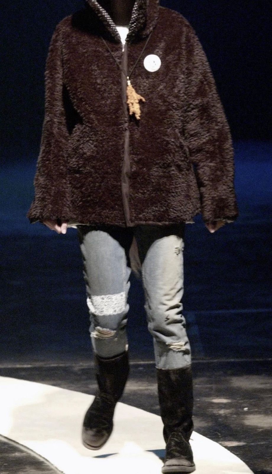 Undercover Undercover AW2004 But Beautiful Lace Print Denim Size 26" / US 2 / IT 38 - 15 Thumbnail