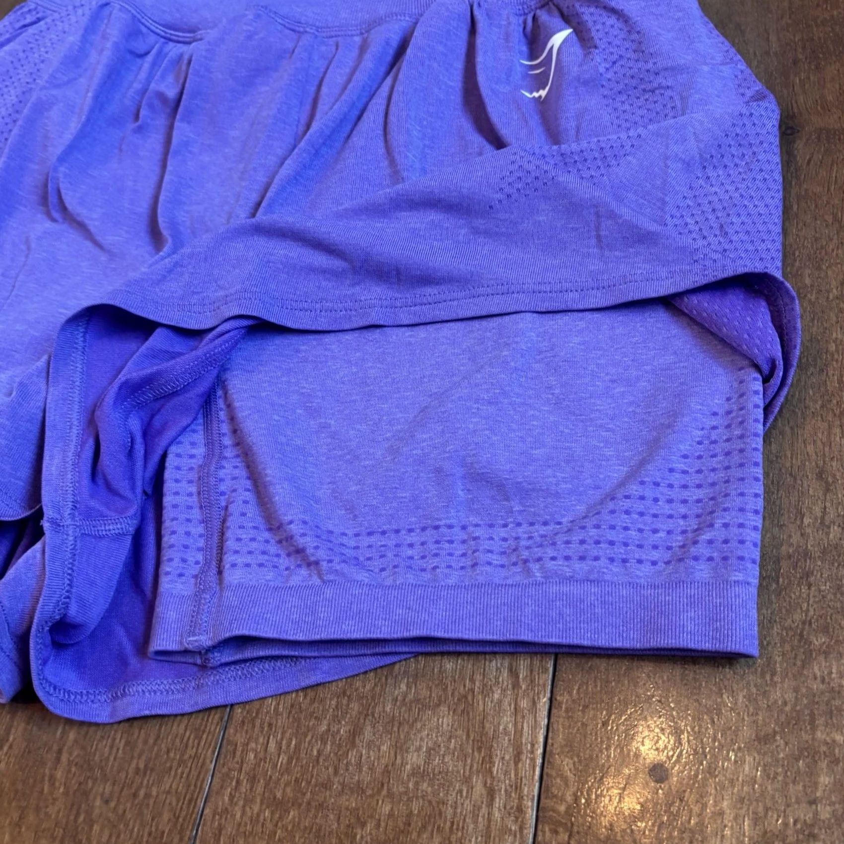 Gymshark Gymshark Vital Seamless 2.0 2-In-1 Shorts Lavender Purple sz L / 5" ins Womens Size 40" / US 18 - 4 Thumbnail