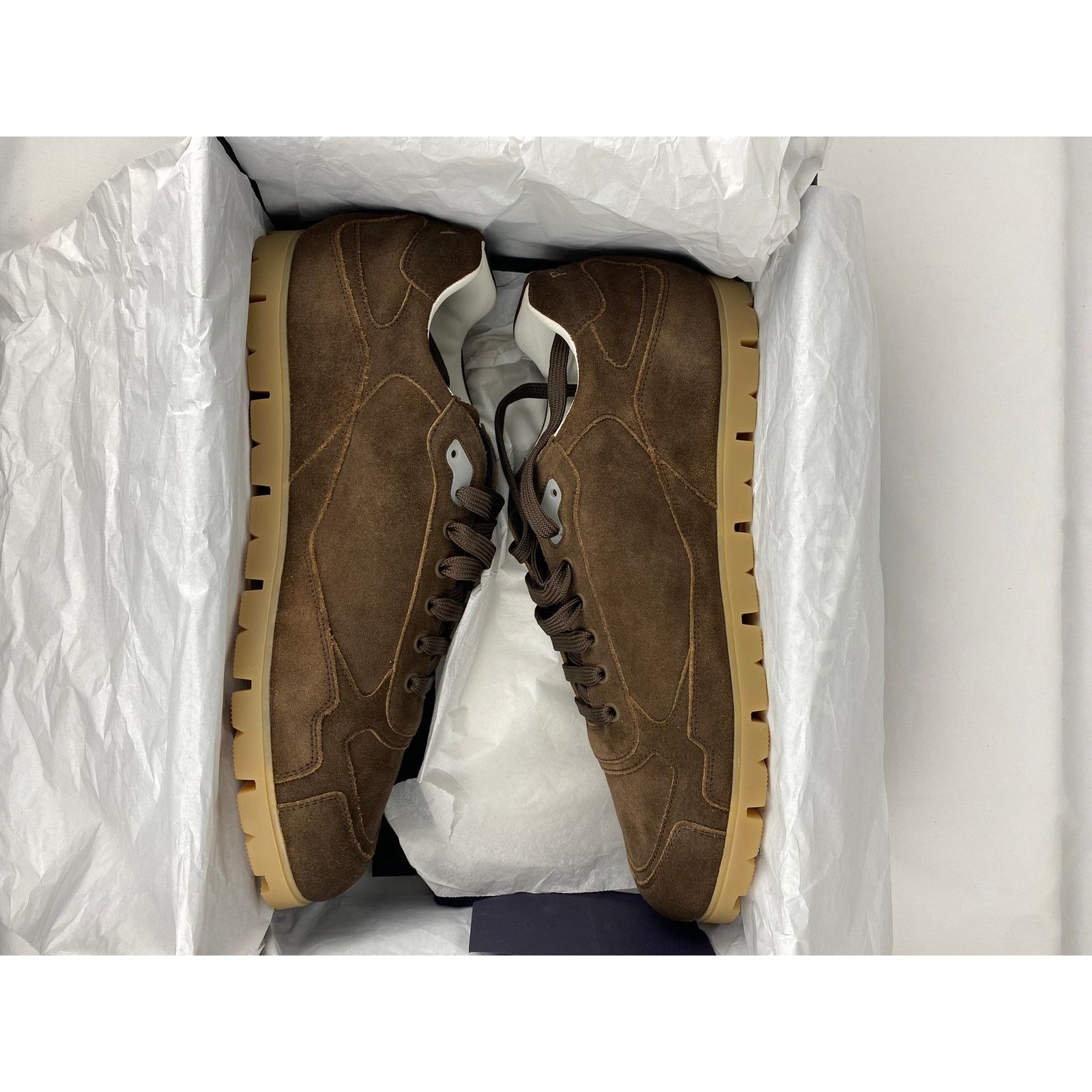 Prada o1rshd1 Calzature Uomo in Moro Size US 12 / EU 45 - 19 Thumbnail