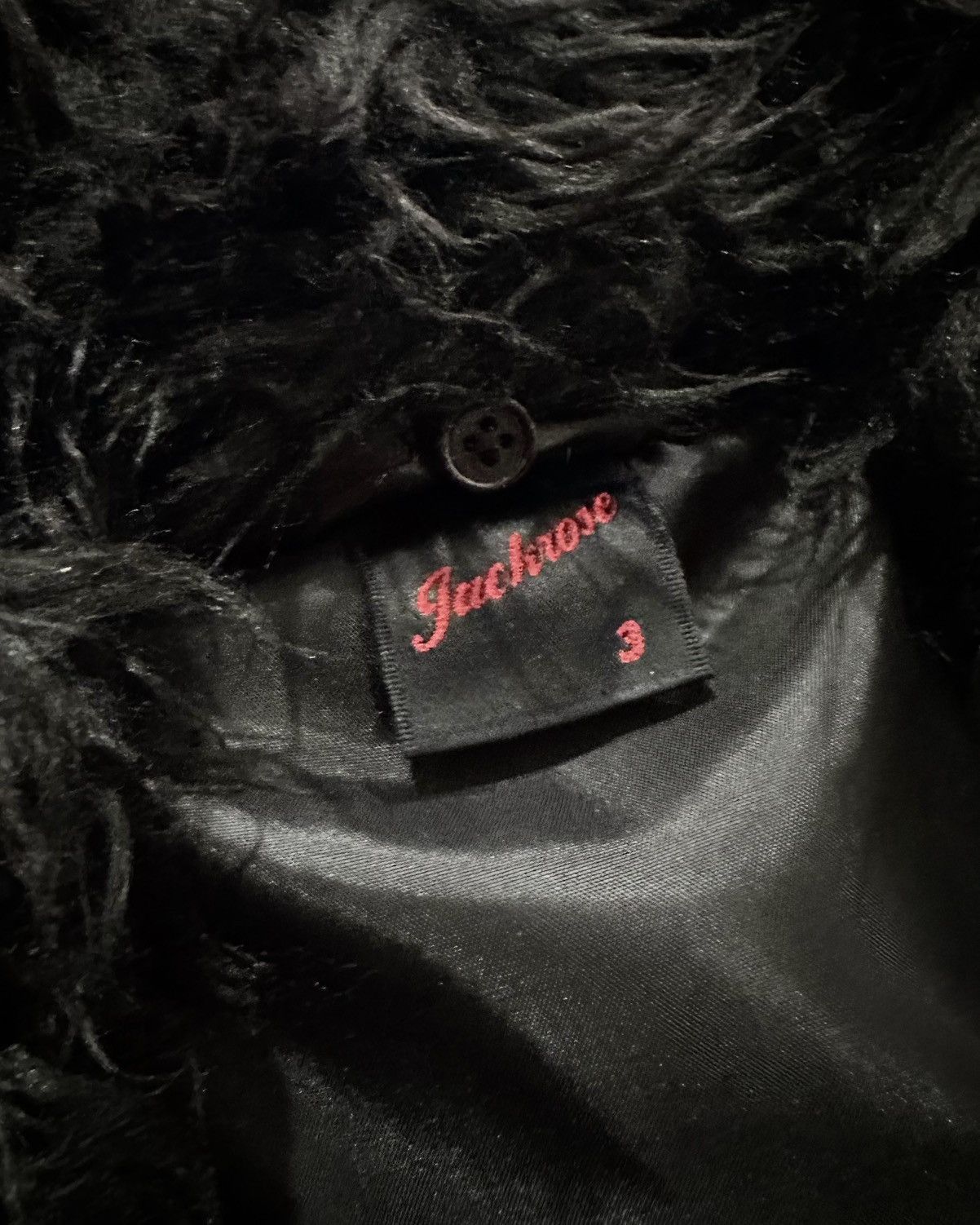 JACKROSE Jackrose Vkei Fur Neck Jacket Kmrii Isamukatayama Style Size US M / EU 48-50 / 2 - 6 Thumbnail