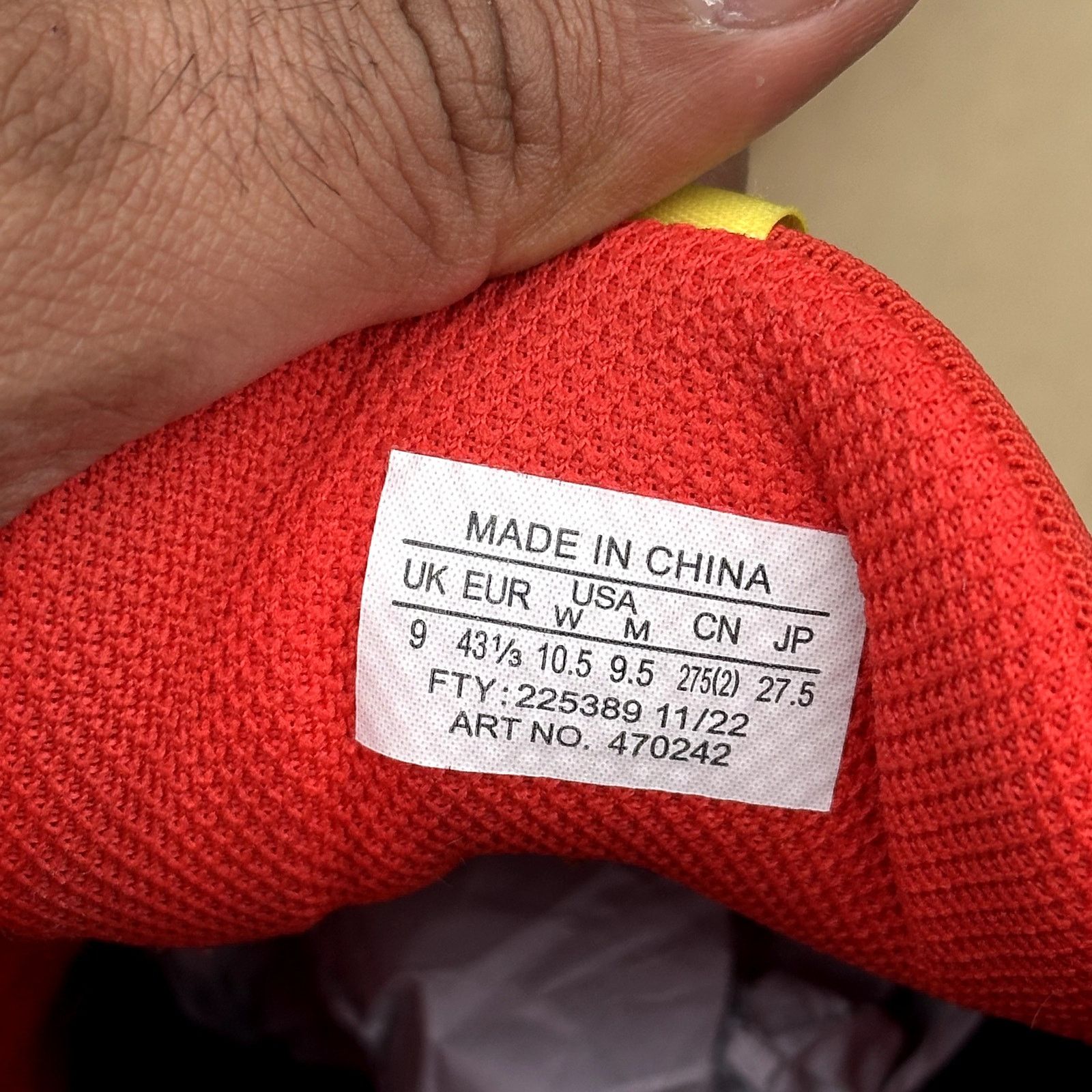 Salomon Saloman XT-4 'Fiery Red' Size US 9.5 / EU 42-43 - 8 Thumbnail