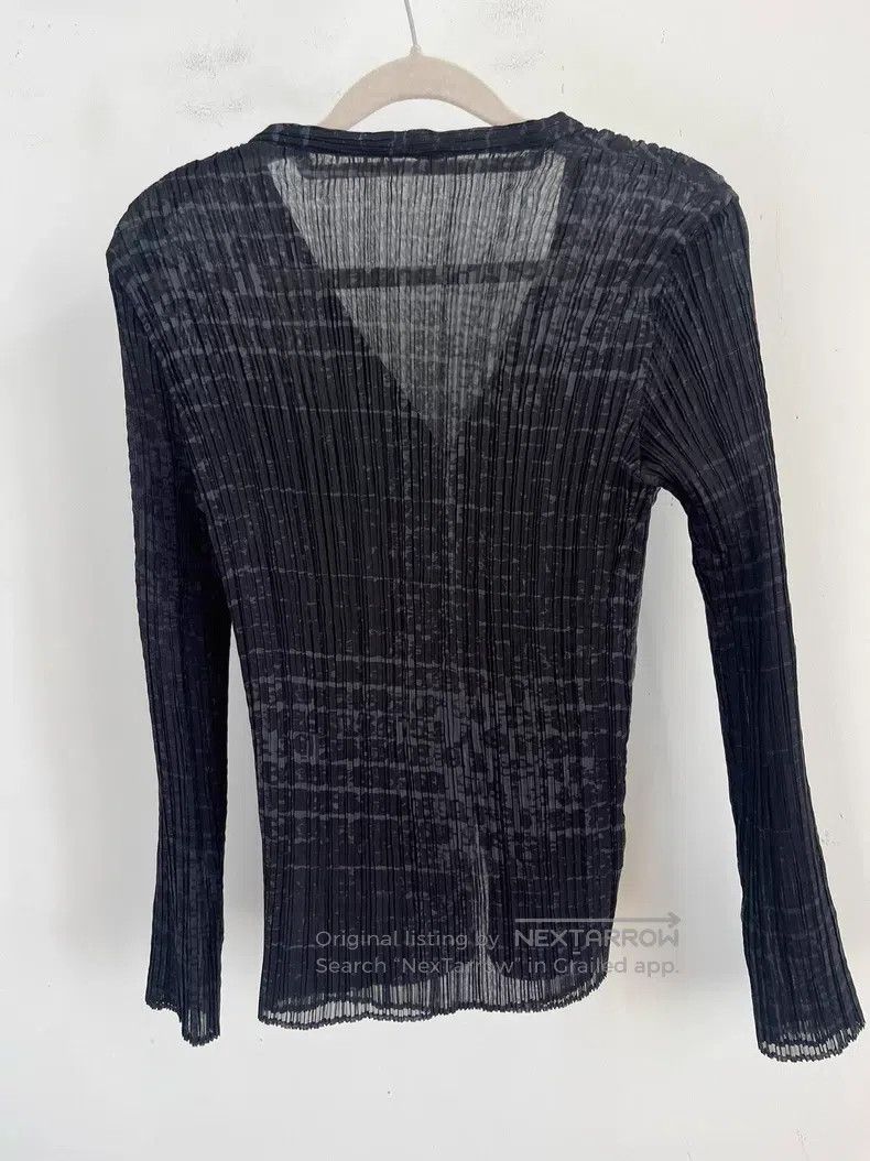 Issey Miyake Issey Miyake Black Long Sleeve Top Size M / US 6-8 / IT 42-44 - 2 Thumbnail