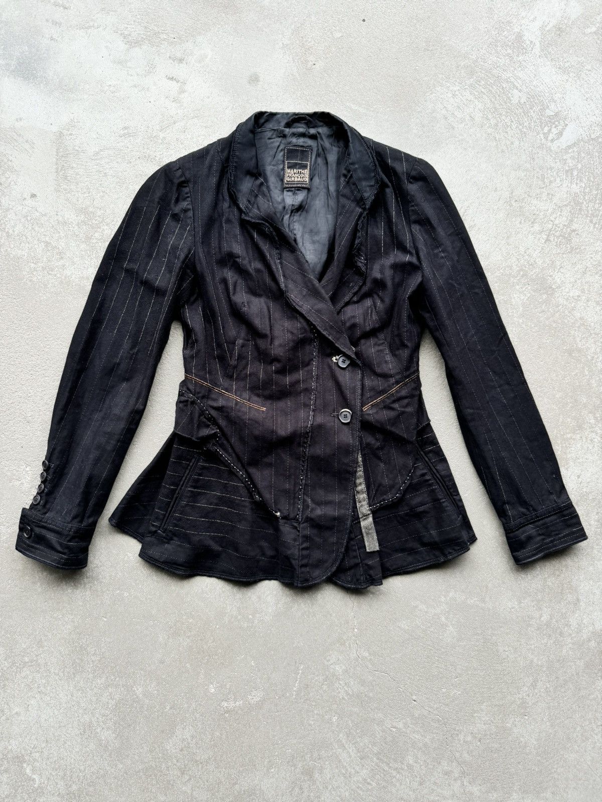 image of Archive Marithe Francois Girbaud Light Jacket in Black, Women's (Size Medium)