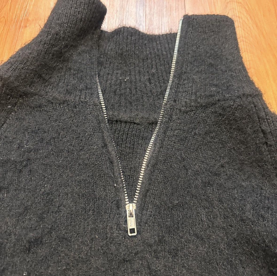 Designer × Do Not Disturb DND. Mohair Quarter Zip Size US L / EU 52-54 / 3 - 3 Thumbnail