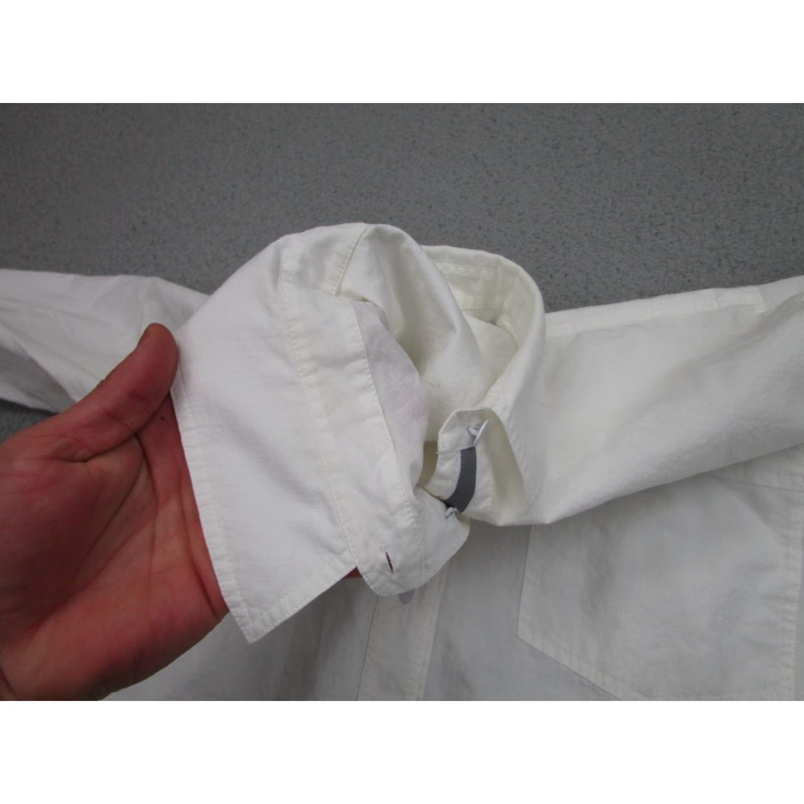 Alexander Wang Alexander Wang Shirt Womens 10 White Cotton Long Sleeve Button-Up Tunic Top Size L / US 10 / IT 46 - 6 Thumbnail