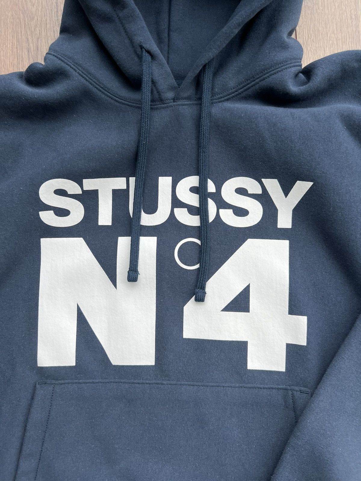 Stussy Stussy No.4 Hoodie Navy Large Size US L / EU 52-54 / 3 - 6 Thumbnail