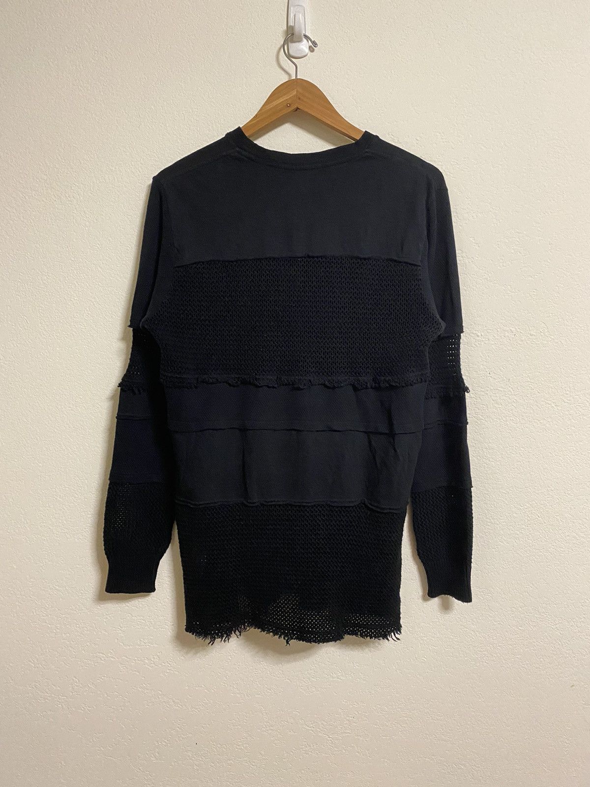 Jun Takahashi AW03 Paper Doll Hybrid Mesh Layered Longsleeve Size US M / EU 48-50 / 2 - 2 Thumbnail